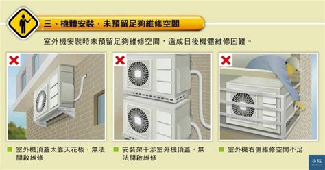 冷氣室外機 安裝位置|【圖表】你的冷氣可能會被拒絕維修？兩張圖了解室外。